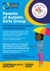 Parents of Autistic Girls Group poster